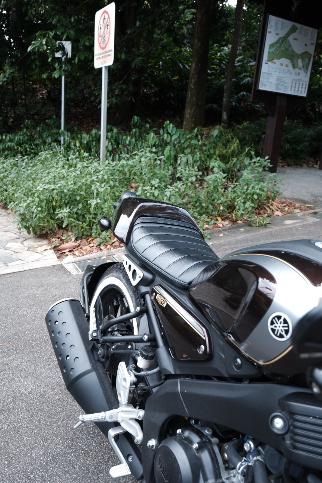 Seat, cowl and tank